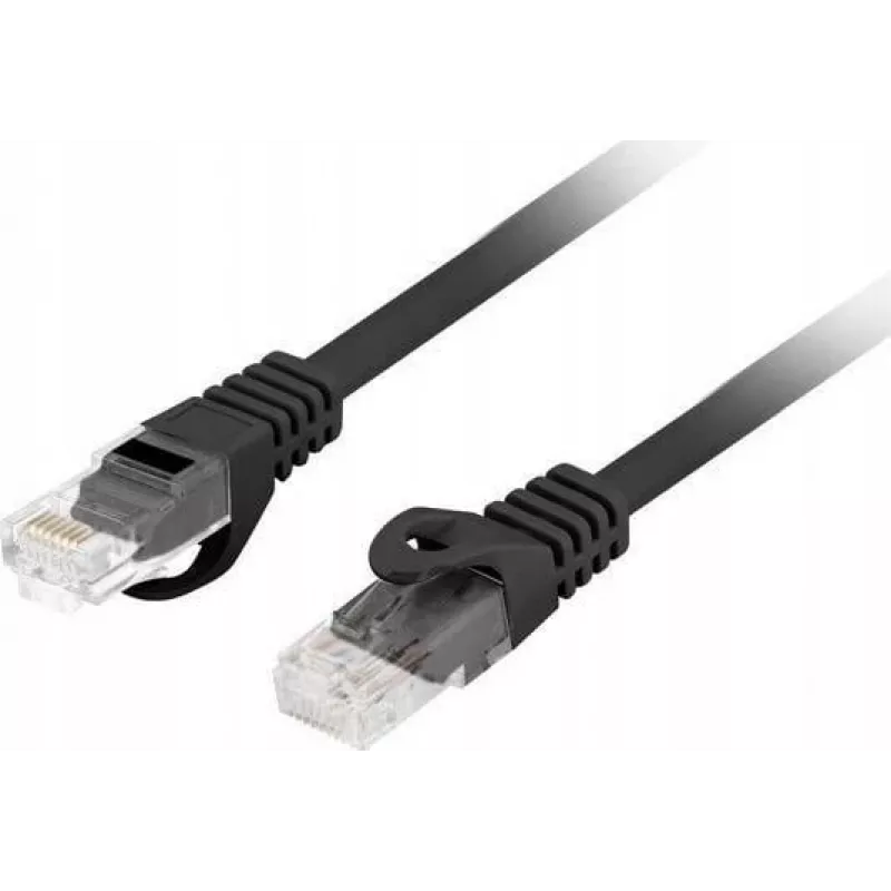 Netzwerkkabel LANBERG PCU6-10CU-0025-BK Cat6 F/UTP RJ-45 0,25 m Schwarz