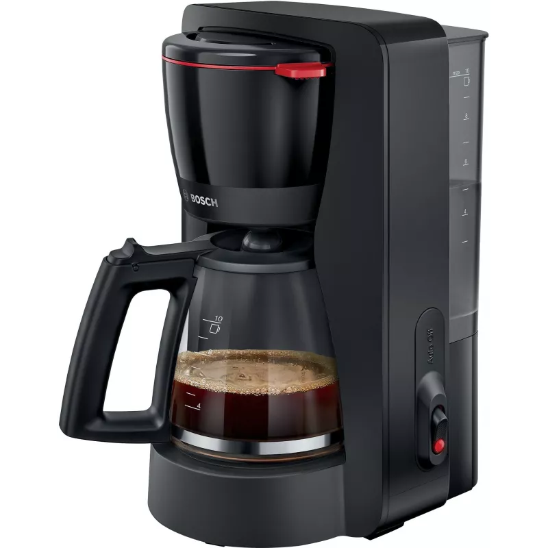 Filterkaffeemaschine Bosch TKA2M113, 1,25 l Wassertank, 15 Tassen, schwarz