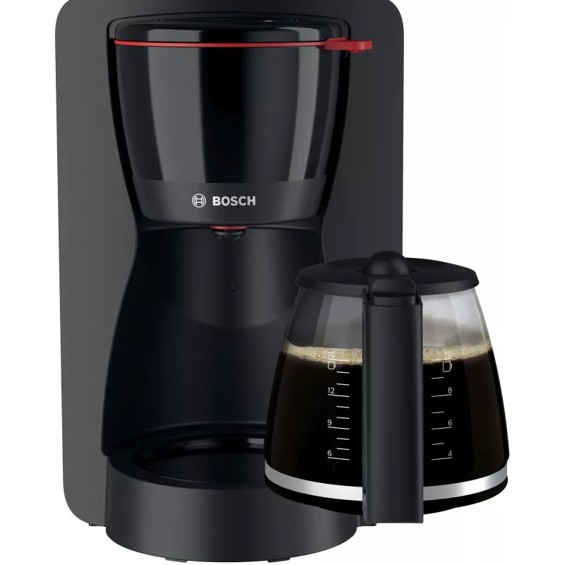 Filterkaffeemaschine Bosch TKA2M113, 1,25 l Wassertank, 15 Tassen, schwarz