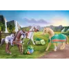 Playmobil 71356 Pferde von Waterfall – Drei Pferde mit Sattel