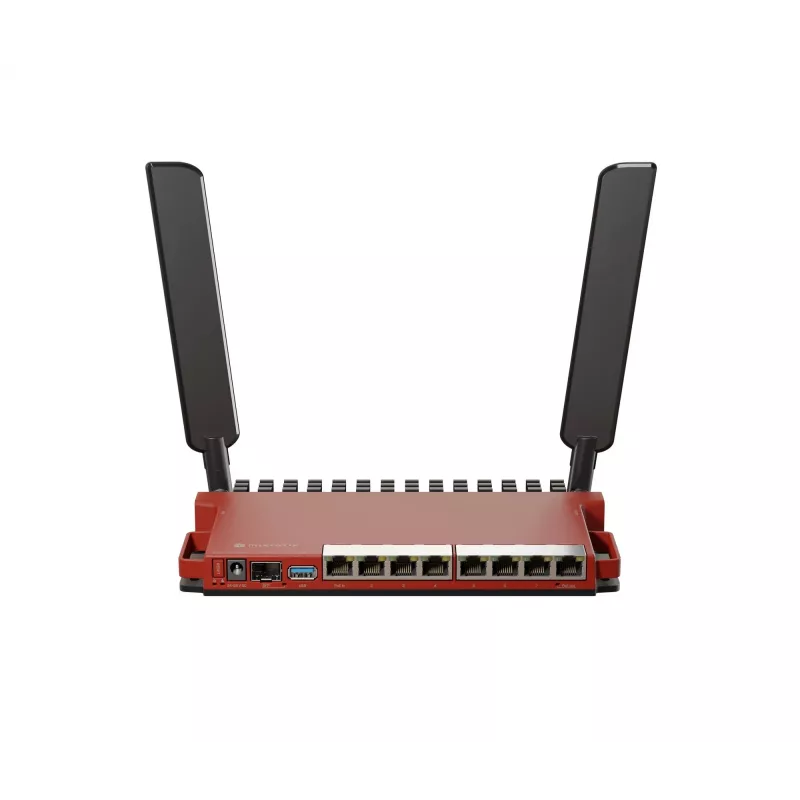 Mikrotik L009UiGS-2HaxD-IN Wireless Router Gigabit Ethernet Single-Band (2,4 GHz) Rot
