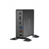 Shuttle XPC Nano PC NC40U, Intel Celeron 7305U, 1x HDMI, 1x DP, 1x USB-C/DP, 6x USB3.2, 1x 2,5-Zoll-Einschub, 2x M.2, 1x LAN, RAID, 24/7 Dauerbetrieb, inkl. VESA & Standfuß