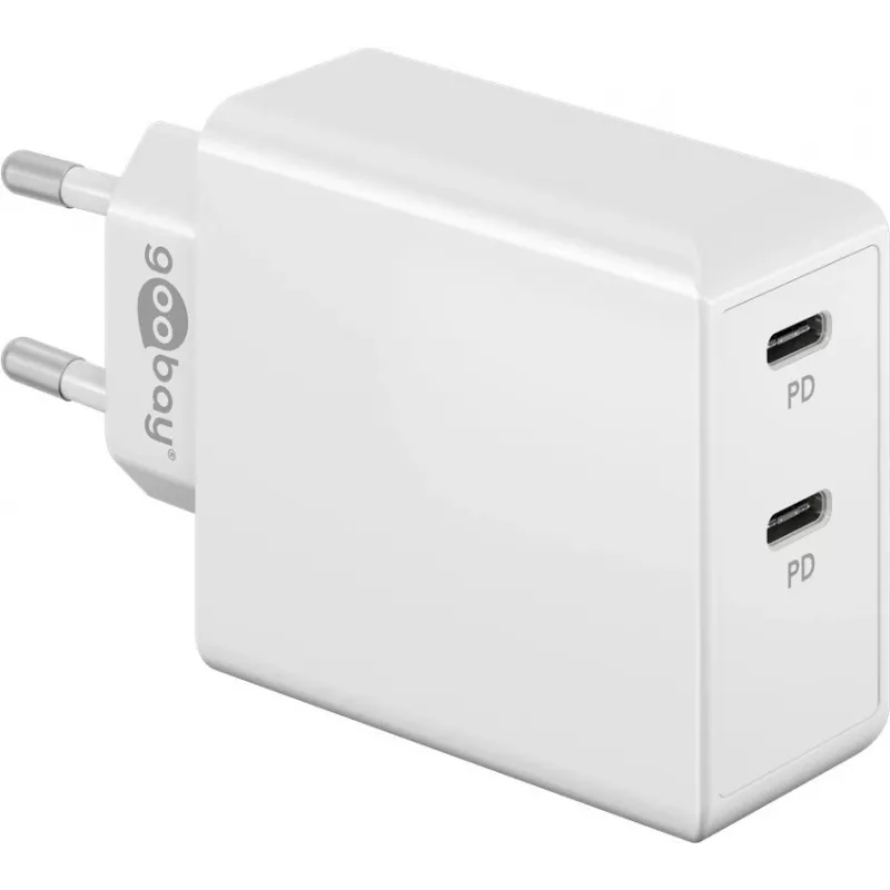 Goobay 61758 Ladegerät für Mobilgeräte Weiß Innenbereich (61758)