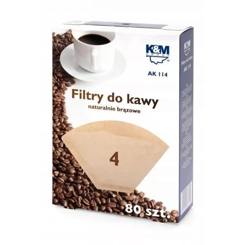 Coffee Filters for Coffee Machine K&m Größe 4 80 Stk.