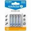 Wiederaufladbare AAA NiMH-Batterien everActive EVHRL03-800 – 1,2 V, 4 Stück, zylindrisch 44,5×10,5 mm