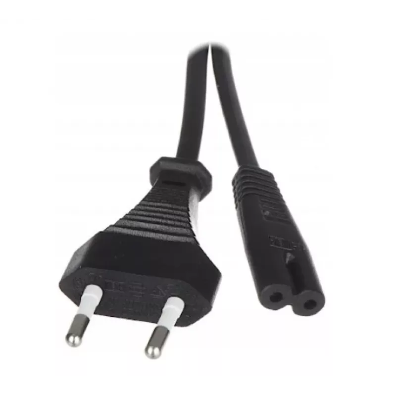 Savio CL-100 Netzkabel Schwarz 1,8 m IEC Typ E (3,4 mm, 3,1 mm) IEC C7