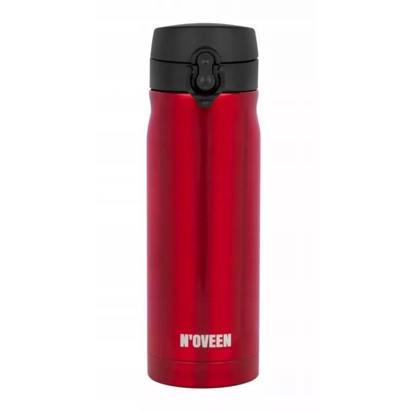 Thermoflasche NOVEEN TB825 400 ml – isolierter Edelstahl-Trinkbehälter, rot