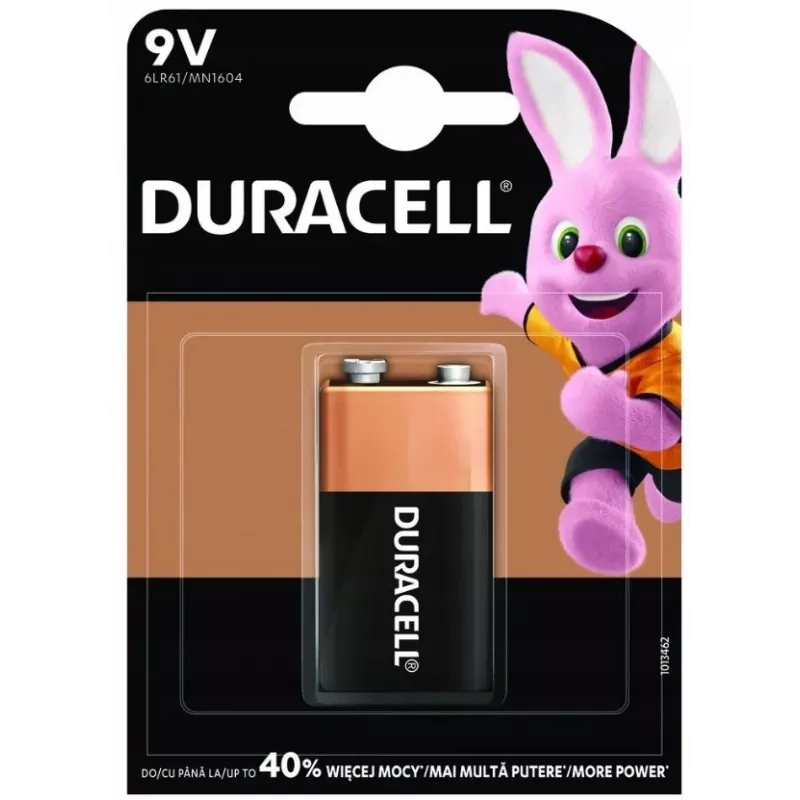 Duracell 9V Batterie Einzelpackung 9VDUR BT0009