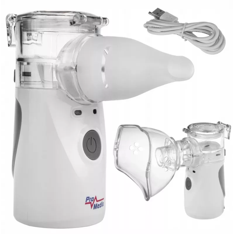 Tragbarer Mesh-Inhalator ProMedix PR-835 USB-Vernebler, batteriebetriebener tragbarer Vernebler