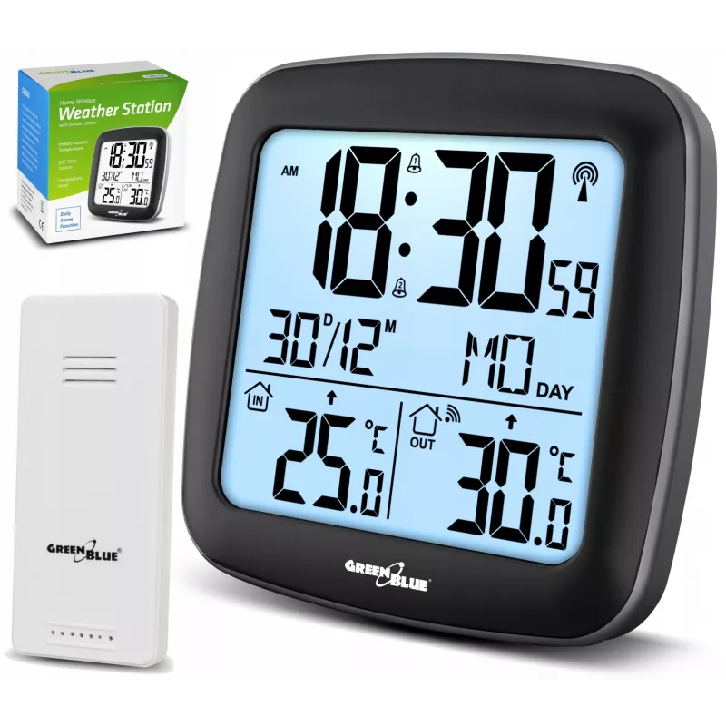 Thermometer Greenblue 60135 Grau Weiß