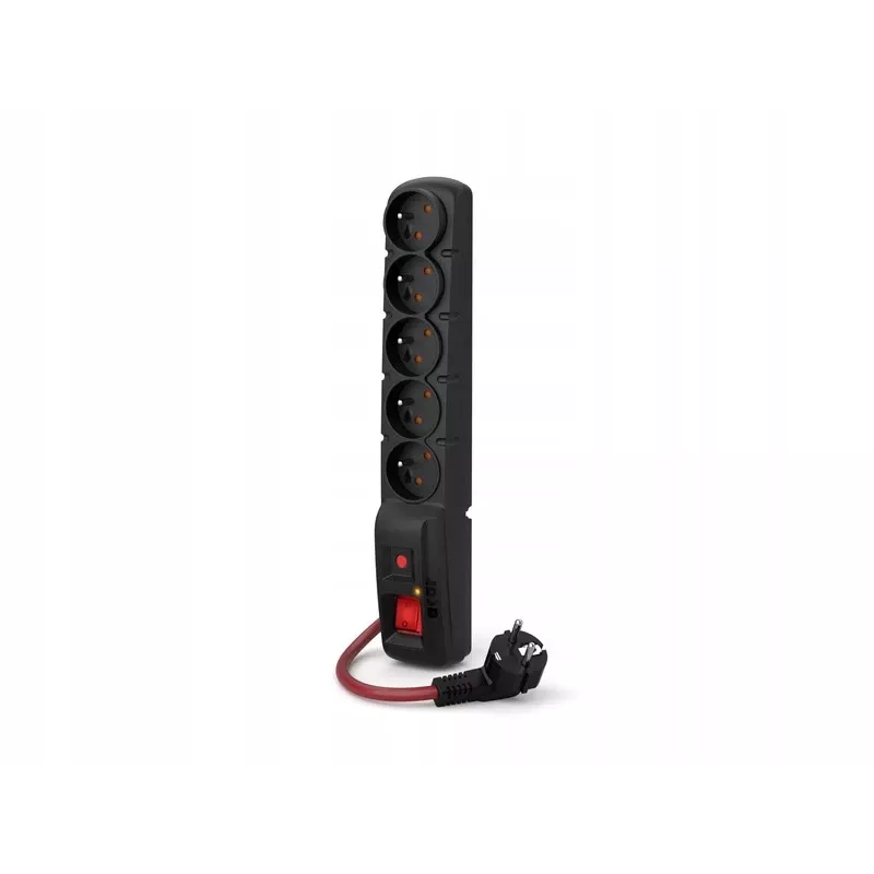 ACAR F5 POWER Schwarz 5 AC-Ausgänge 230 V 10 m