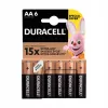 Batteriepack Duracell Basic AA / LR6 — 6 Stück (Alkaline)