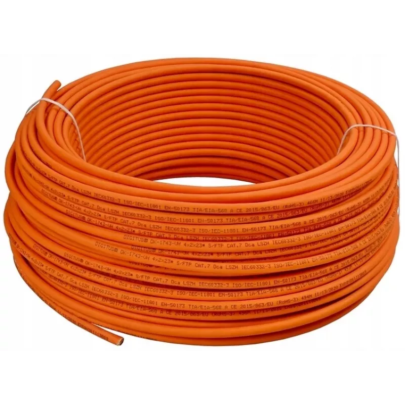 Netzwerkkabel DIGITUS DK-1743-VH-05 S/FTP Kat. 7 5 m Schwarz
