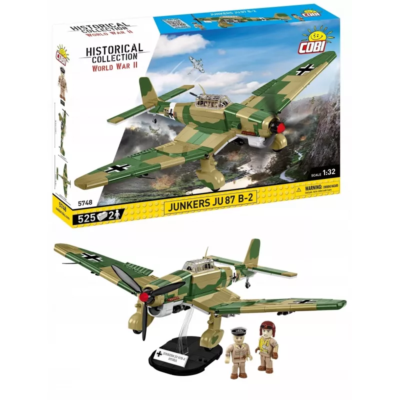 Cobi 1/32 Maßstab Junkers Ju 87 B-2 Modellbausatz