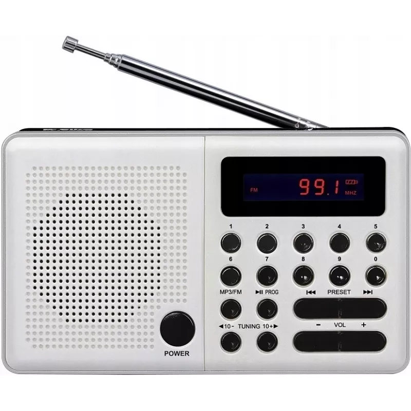 Eltra Radio Pliszka USB, FM weiß
