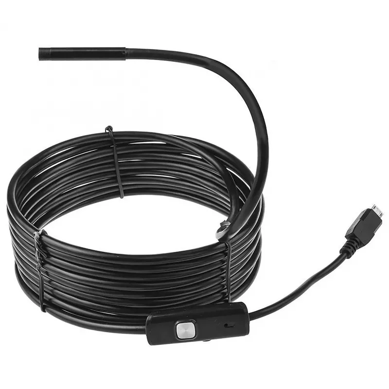 USB-Endoskop MEDIA-TECH ENDOSCOPE 66° CMOS, 640x480 30fps, IP67, 6 LEDs, Magnet & Haken