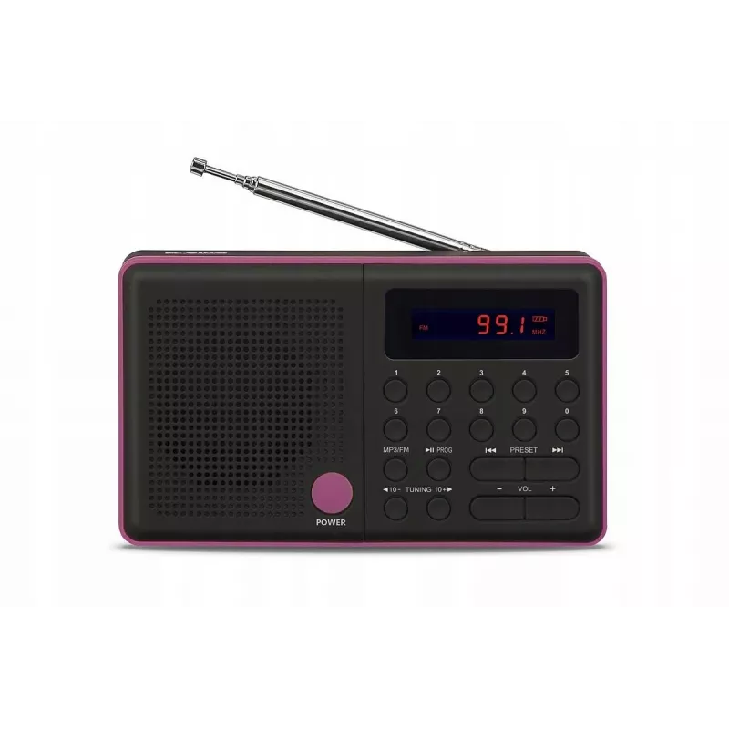 Radio Pliszka USB, FM schwarz