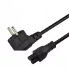 Stromkabel Savio Strom IEC 60320 C5 CEE 7/7 3 m Schwarz C5-Kupplung Typ C