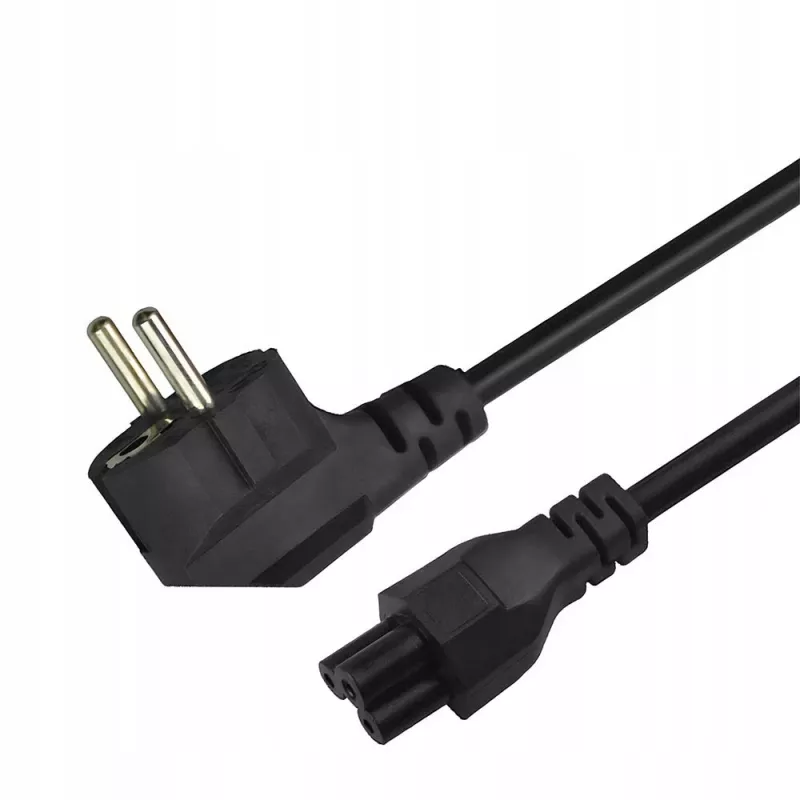 Stromkabel Savio Strom IEC 60320 C5 CEE 7/7 3 m Schwarz C5-Kupplung Typ C