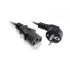 Netzkabel SAVIO CL-146 — 3 m, IEC C13 auf IEC Typ E, schwarz