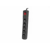 Steckdosenleiste ARMAC R5 1,5 m schwarz – Modell R5/CZ/15 mit 1,5 m Kabel