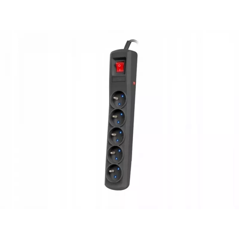 Steckdosenleiste ARMAC R5 1,5 m schwarz – Modell R5/CZ/15 mit 1,5 m Kabel