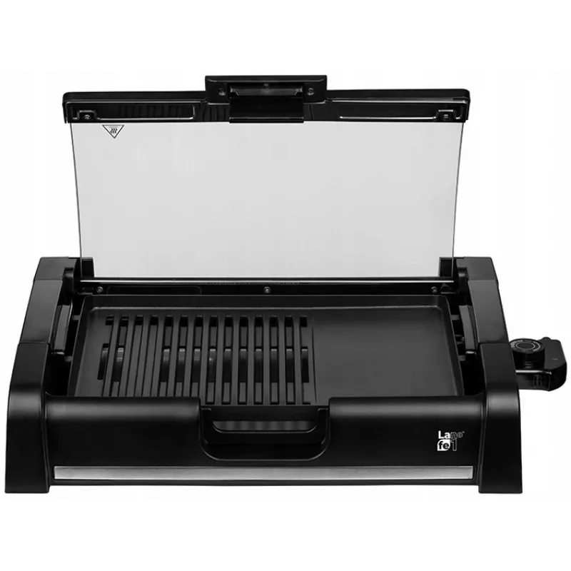 Lafe GRL-003 Elektrischer Kontaktgrill mit Deckel, 1650 W