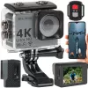 Action-Kamera BLOW 78-538 – 4K Ultra HD, 2-Zoll-Display, 170° Sichtfeld, Wi‑Fi, Bildstabilisator, microSD bis 64 GB