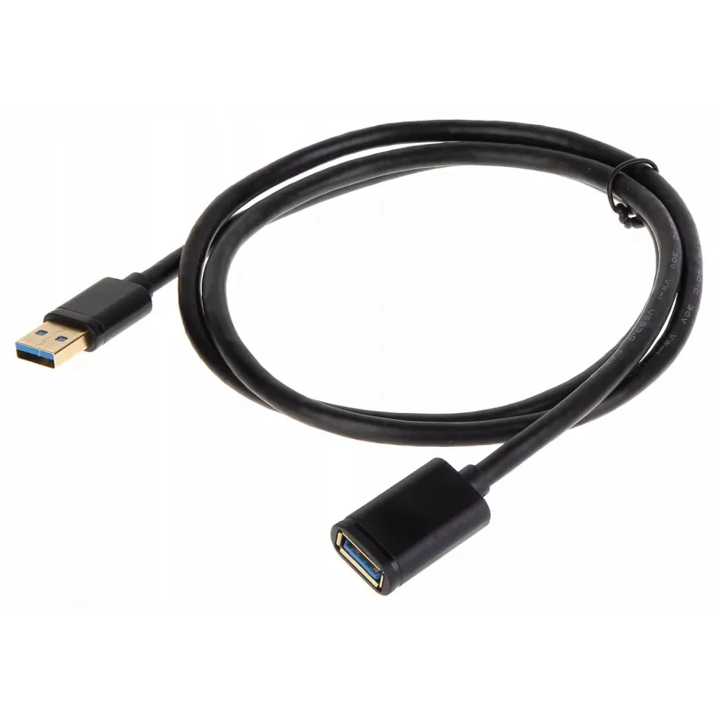 UNITEK Y-C457GBK USB-Kabel USB 3.2 Gen 1 (3.1 Gen 1) 1 m USB A Schwarz