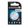 Button-/Knopfzellen-Lithiumbatterie everActive CR2450, 3 V, 5 mm Höhe — 5er-Pack