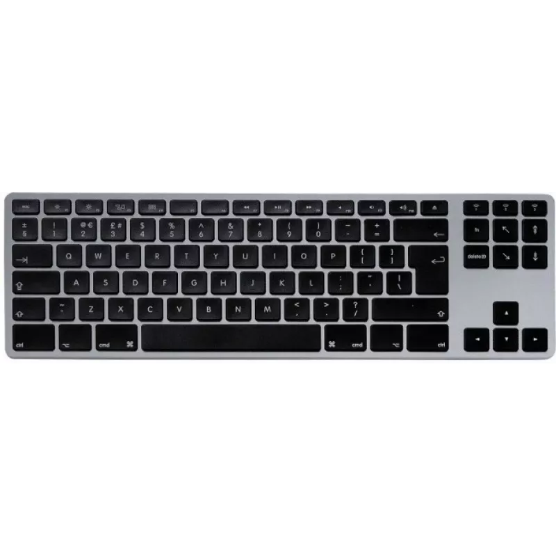 Mechanische Tastatur Matias FK408BTB-UK Tenkeyless Bluetooth Aluminium Space Gray
