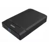 HDD/SSD-Gehäuse Unitek Y-3035 — 2,5/3,5 Zoll SATA, USB 3.2 Gen 1 (USB Typ-B), 6 Gbit/s, Schwarz, AC-Adapter