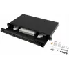 Glasfaser-Patchpanel Rack 1U 24x SC/LC 19 inch