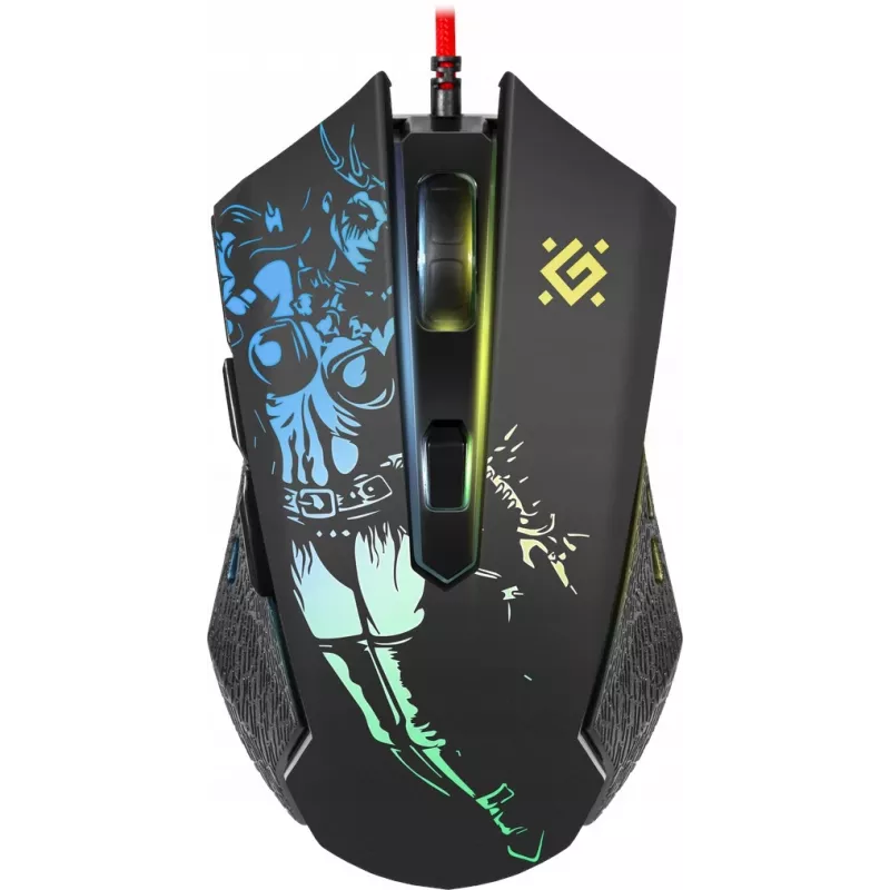 Gaming, optische, kabelgebundene Maus DEFENDER GM-933 SIN'SISTER 7200dpi 6P RGB