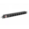 Steckdosenleiste Lanberg PDU-08E-0200-BK