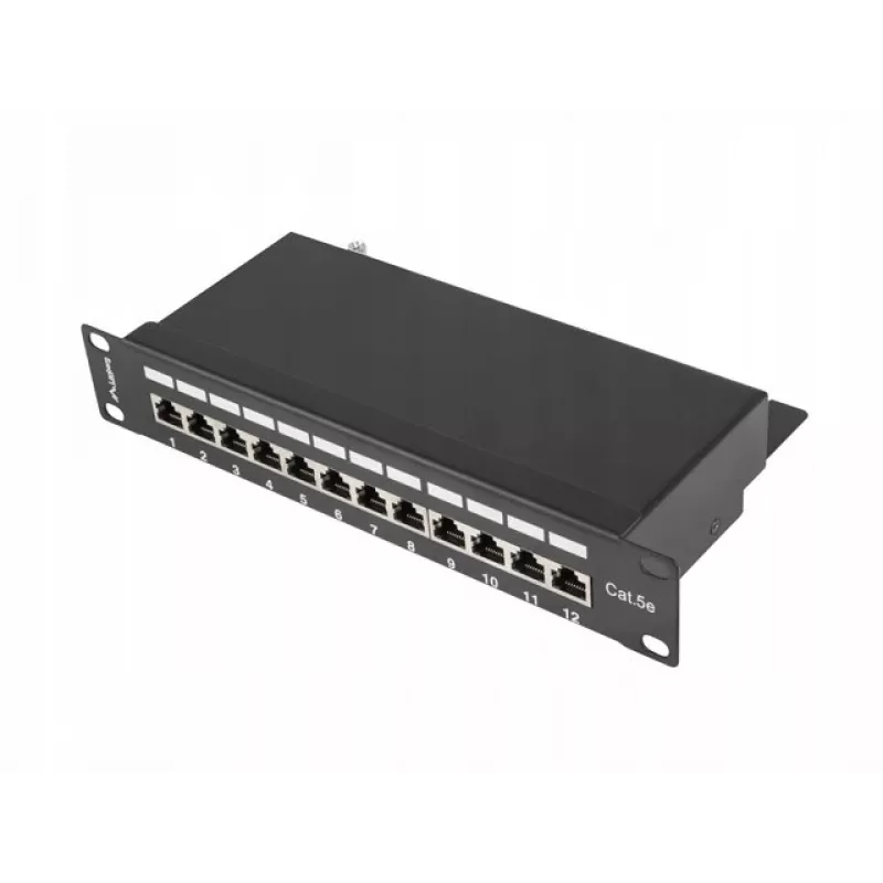 Patchpanel 1U Lanberg PPF5-9012-B