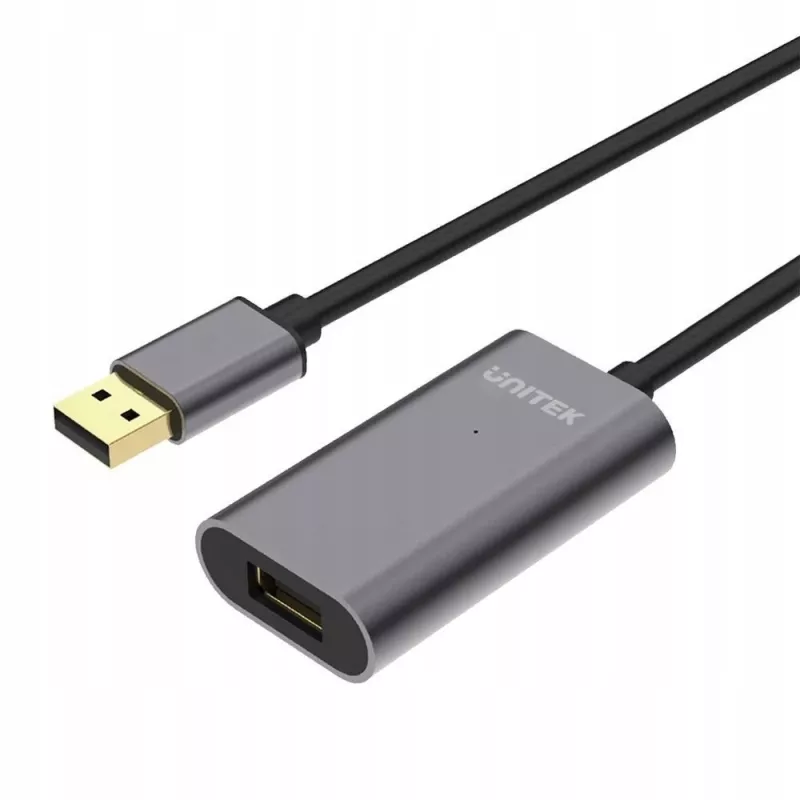 USB-Kabel UNITEK Y-271 5 m USB 2.0 Grau