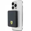 Ferrari Leistungbank FEPB5MNCAK 15W 5000mAh Schwarz/Schwarz Metal Logo MagSafe