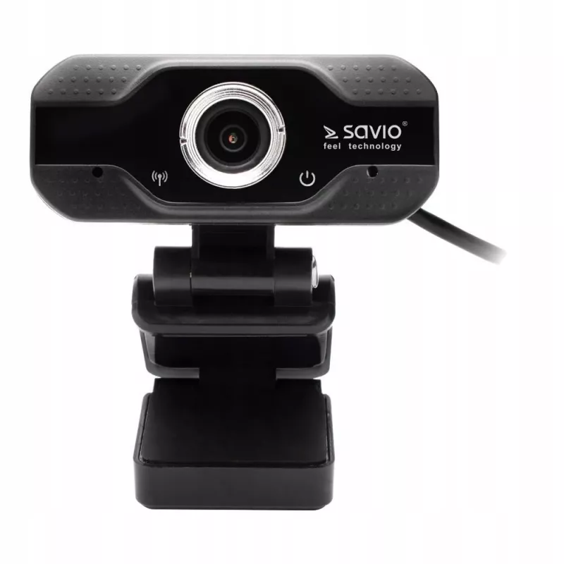 Savio Internetkamera Webcam USB Full HD mit eingebautem Mikrofon