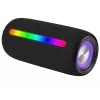 Tragbarer Stereo-Lautsprecher TRACER Stripe Schwarz — 10 W RMS, Bluetooth/kabelgebunden, USB-A & USB-C, MicroSD, integrierter Akku (bis zu 5 h)