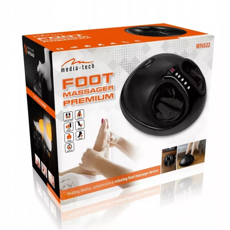 Fußmassagegerät MEDIA-TECH MT6522 Premium mit Wärme und einstellbarer Intensität
