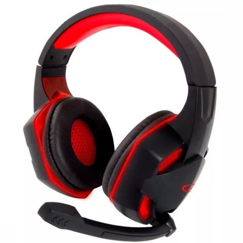 Gaming-Headset ESPERANZA BLACKBIRD, Mikrofon, USB/Klinke 3,5 mm, Schwarz/Rot