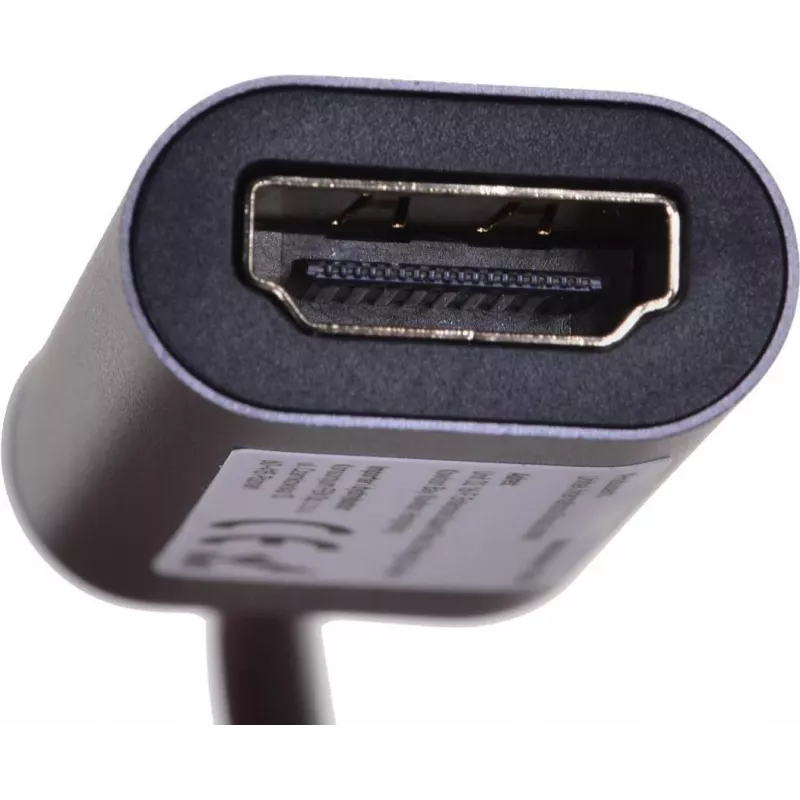 UNITEK V1420A Video-Kabeladapter 0,15 m USB Typ-C HDMI Grau