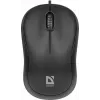 Kabelgebundene optische Maus DEFENDER PATCH MS-759 USB Typ-A, beidhändig, 1000 DPI, schwarz