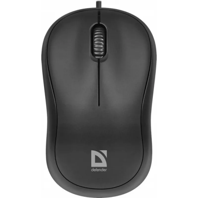 Kabelgebundene optische Maus DEFENDER PATCH MS-759 USB Typ-A, beidhändig, 1000 DPI, schwarz