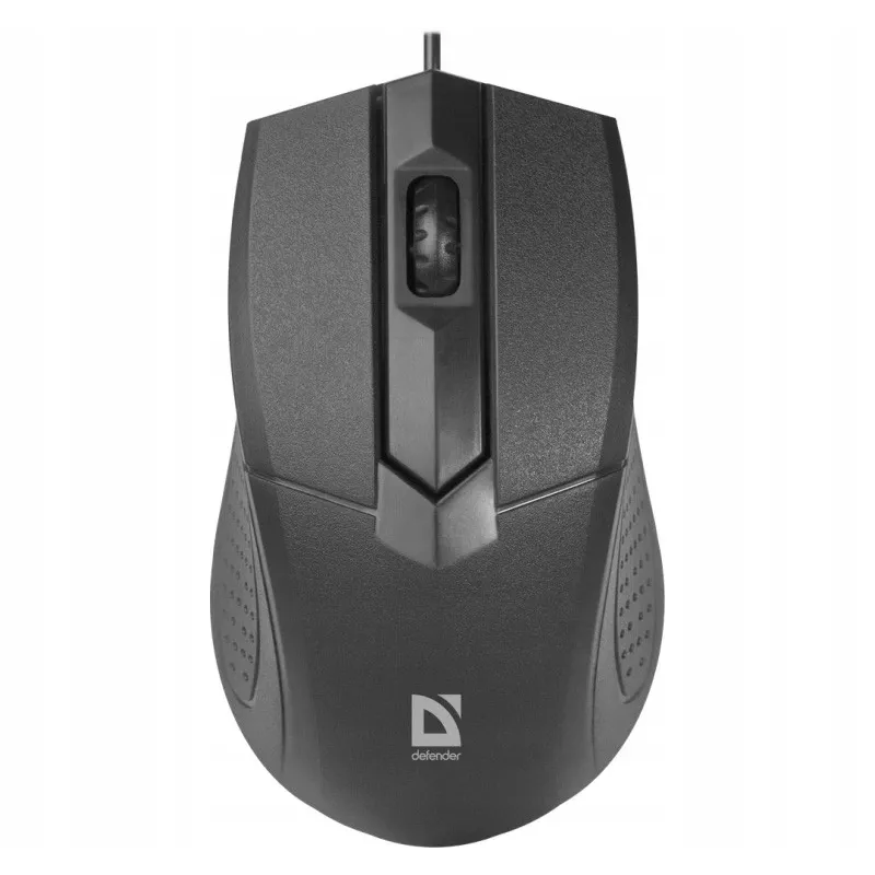 Kabelgebundene optische Rechtshänder-Maus DEFENDER Optimum MB-270, 1000 DPI, USB Typ-A, 3 Tasten, schwarz, 1,5 m Kabel