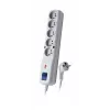 Überspannungsschutz LF-530WA, 3L EMI/RFI, 1,5 m, grau