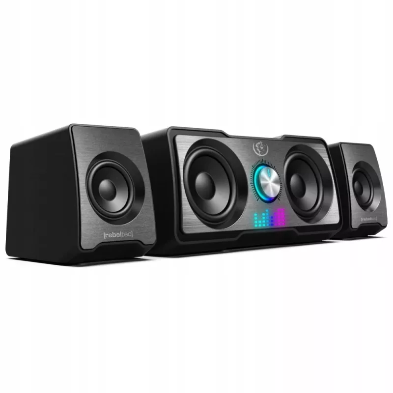 Multimedia-Lautsprecher 2.1 ROCK, RBLGLO00048, 60W