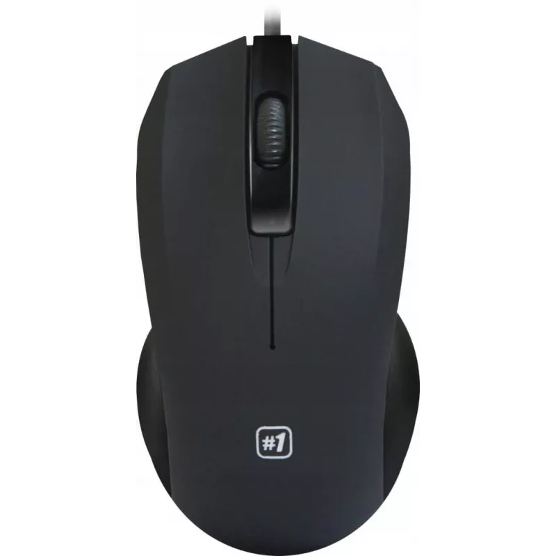 Kabelgebundene optische Maus DEFENDER MM-310 USB Typ-A, 1000 DPI, beidhändig, 2 Tasten, schwarz, 1,35 m Kabel