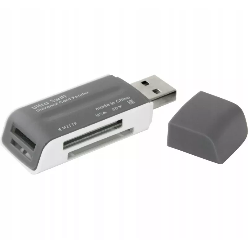 Kartenleser DEFENDER ULTRA SWIFT USB 2.0 Modell 83260 – kompatibel mit SD- und microSD-Karten